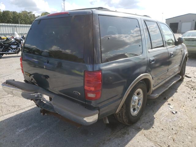 1FMRU17L8YLB64376 - 2000 FORD EXPEDITION EDDIE BAUER BLUE photo 4