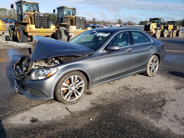 55SWF4JB8HU192294 - 2017 MERCEDES-BENZ C 300 GRAY photo 1