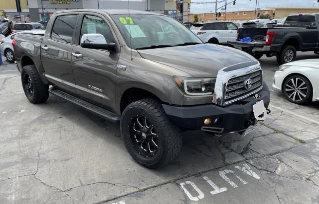 5TBDV58187S459208 - 2007 TOYOTA TUNDRA CREWMAX LIMITED BROWN photo 1