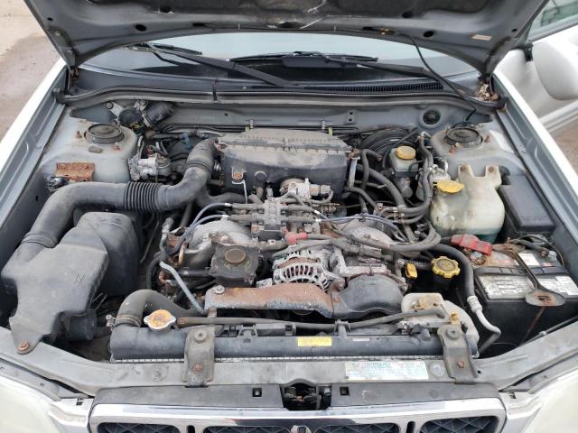 JF1SF65641H709983 - 2001 SUBARU FORESTER S SILVER photo 11