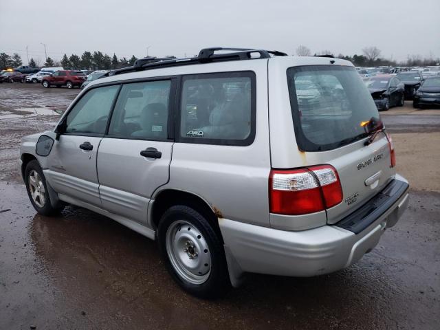 JF1SF65641H709983 - 2001 SUBARU FORESTER S SILVER photo 2