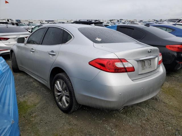 JN1BY1AP4DM511389 - 2013 INFINITI M37 SILVER photo 2