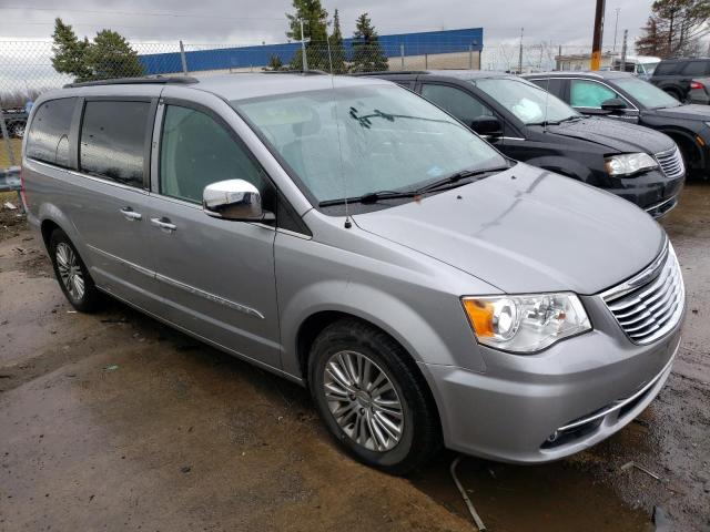 2C4RC1CG9ER166012 - 2014 CHRYSLER TOWN & COU TOURING L SILVER photo 4