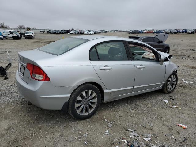 1HGFA16859L016332 - 2009 HONDA CIVIC EX SILVER photo 3