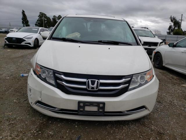 5FNRL5H68GB037779 - 2016 HONDA ODYSSEY EXL WHITE photo 5