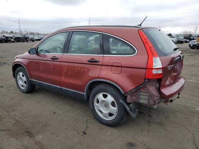 JHLRE383X8C049423 - 2008 HONDA CR-V LX MAROON photo 2