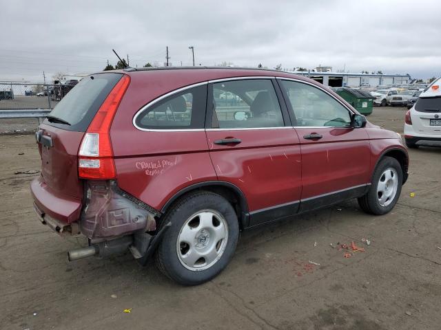 JHLRE383X8C049423 - 2008 HONDA CR-V LX MAROON photo 3