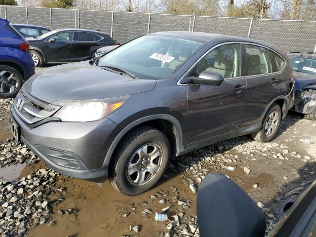 2HKRM4H34DH662805 - 2013 HONDA CR-V LX GRAY photo 1