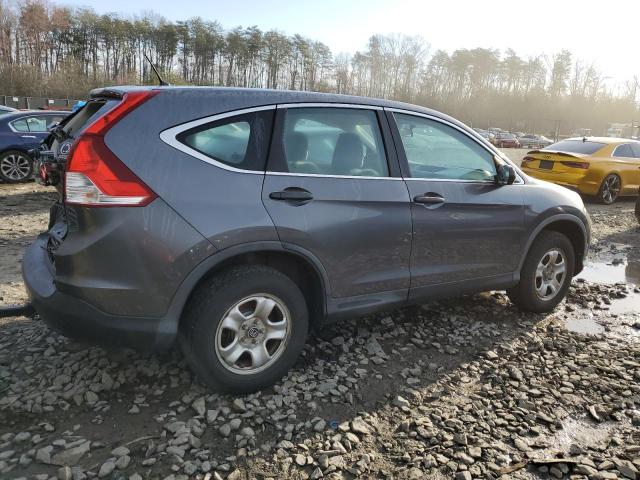 2HKRM4H34DH662805 - 2013 HONDA CR-V LX GRAY photo 3