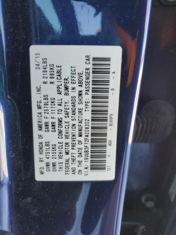 19UUB3F72FA008302 - 2015 ACURA TLX ADVANCE BLUE photo 12