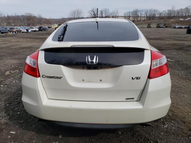 5J6TF2H50CL008913 - 2012 HONDA CROSSTOUR EXL WHITE photo 6