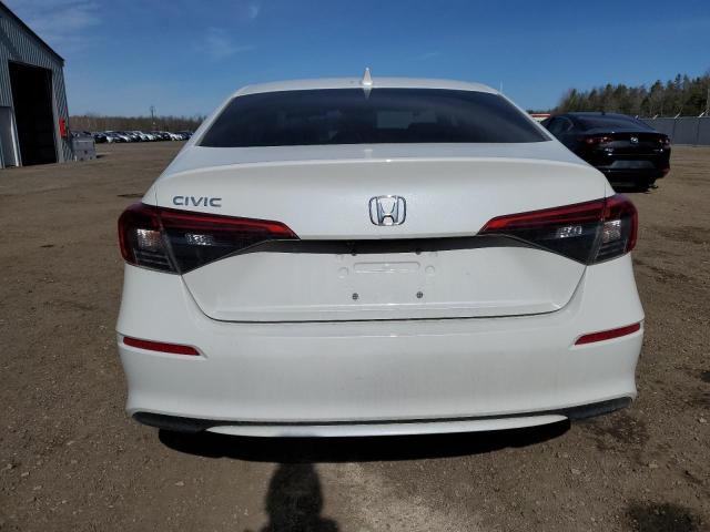 2HGFE2F31NH116272 - 2022 HONDA CIVIC EX WHITE photo 6