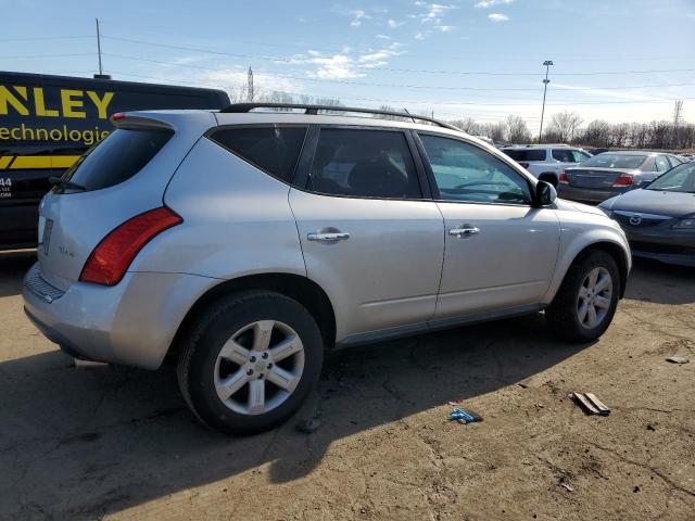 JN8AZ08W97W636074 - 2007 NISSAN MURANO SL SILVER photo 3