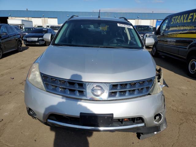 JN8AZ08W97W636074 - 2007 NISSAN MURANO SL SILVER photo 5