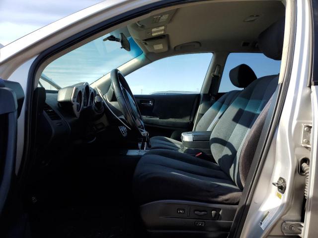 JN8AZ08W97W636074 - 2007 NISSAN MURANO SL SILVER photo 7