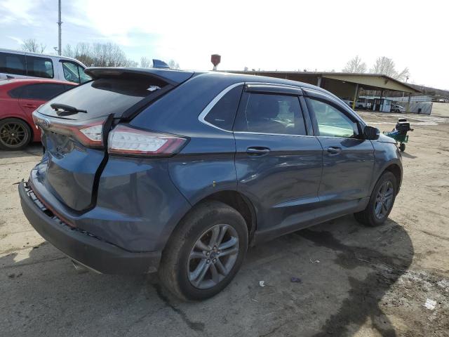 2FMPK4J93JBB08976 - 2018 FORD EDGE SEL BLUE photo 3