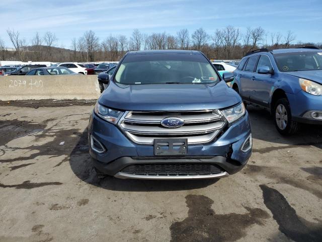 2FMPK4J93JBB08976 - 2018 FORD EDGE SEL BLUE photo 5