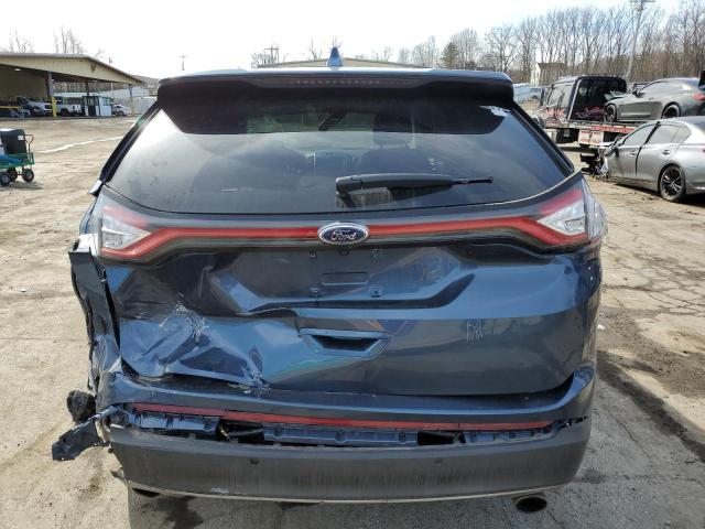 2FMPK4J93JBB08976 - 2018 FORD EDGE SEL BLUE photo 6