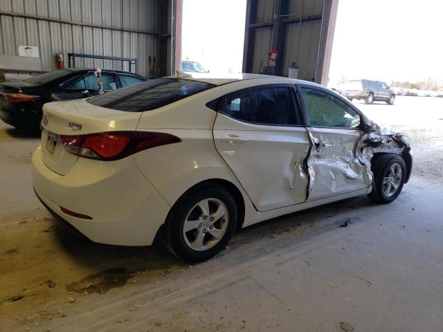 5NPDH4AE8FH602216 - 2015 HYUNDAI ELANTRA SE WHITE photo 3