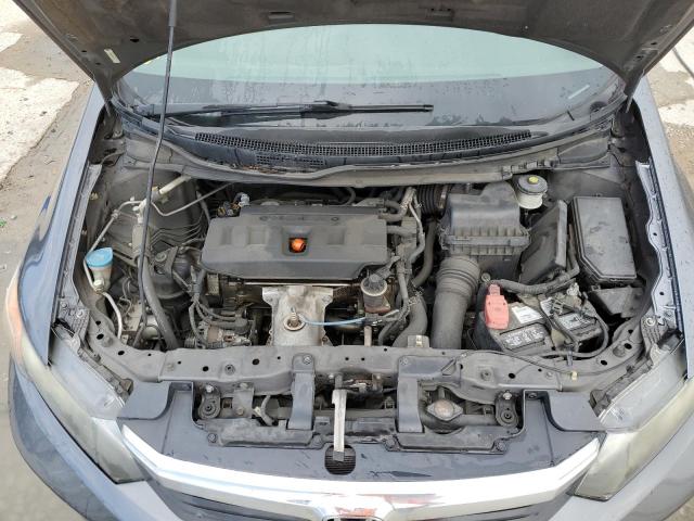 2HGFB2F51CH572215 - 2012 HONDA CIVIC LX GRAY photo 11