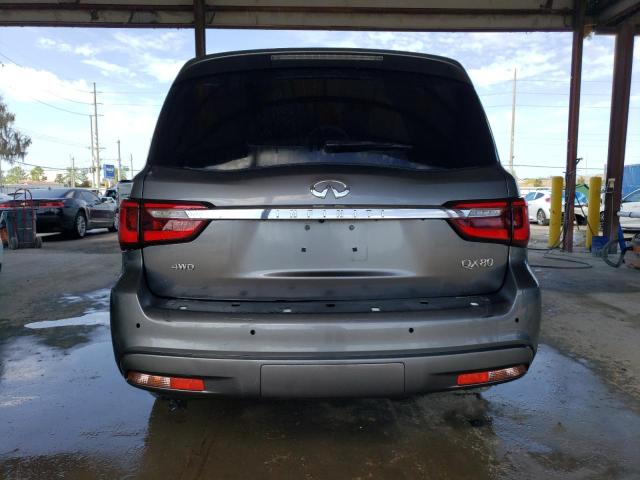 JN8AZ2BEXM9273306 - 2021 INFINITI QX80 SENSORY GRAY photo 6