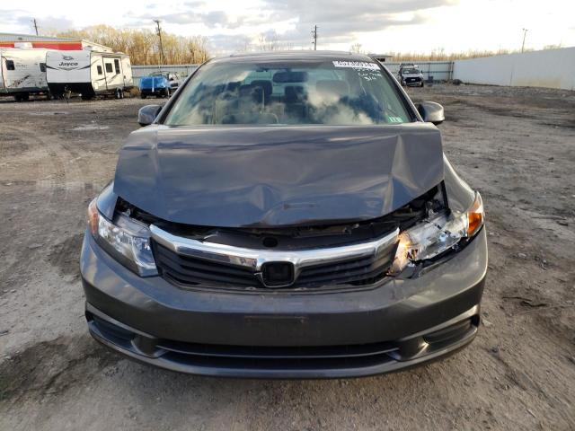 19XFB2F80CE021858 - 2012 HONDA CIVIC EX GRAY photo 5