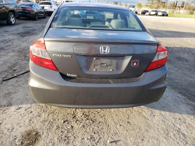 19XFB2F80CE021858 - 2012 HONDA CIVIC EX GRAY photo 6