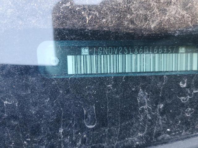 1GNDV23L86D166957 - 2006 CHEVROLET UPLANDER LS GRAY photo 13