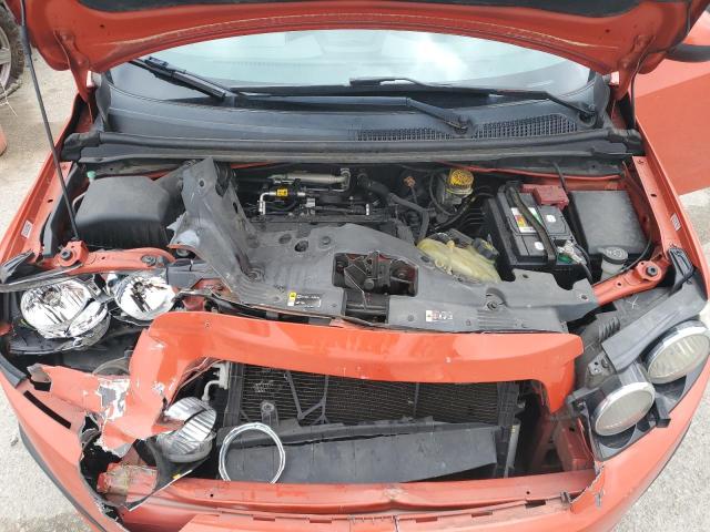 1G1JC6SH2C4105081 - 2012 CHEVROLET SONIC LT ORANGE photo 11