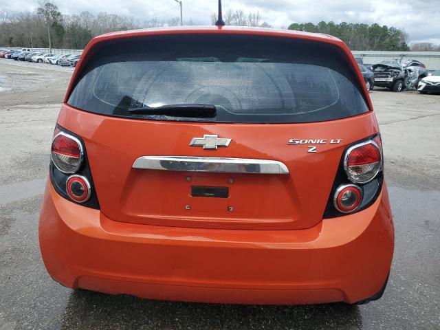 1G1JC6SH2C4105081 - 2012 CHEVROLET SONIC LT ORANGE photo 6