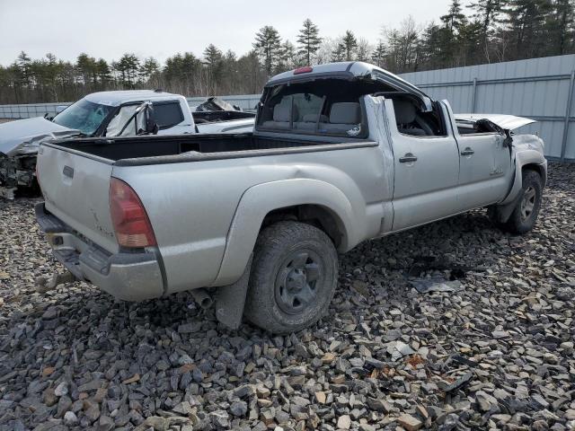 5TEMU52N86Z280402 - 2006 TOYOTA TACOMA DOUBLE CAB LONG BED SILVER photo 3