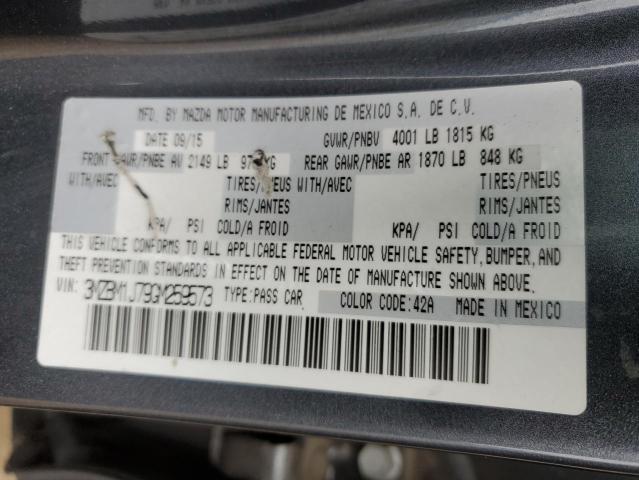 3MZBM1J79GM259573 - 2016 MAZDA 3 SPORT GRAY photo 13