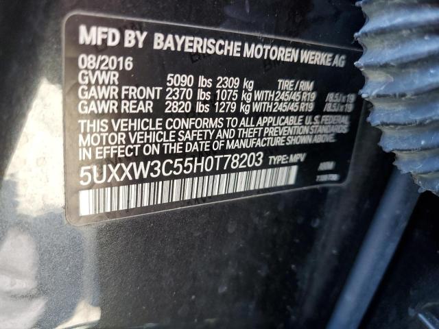 5UXXW3C55H0T78203 - 2017 BMW X4 XDRIVE28I GRAY photo 13