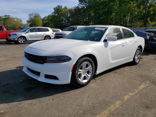 2C3CDXBGXLH251309 - 2020 DODGE CHARGER SXT WHITE photo 1