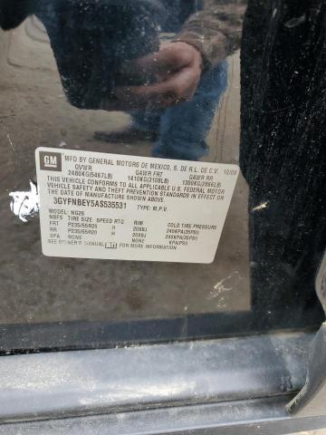 3GYFNBEY5AS535531 - 2010 CADILLAC SRX PERFORMANCE COLLECTION Қара фото 13