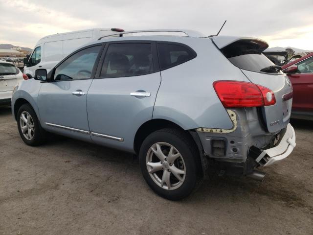 JN8AS5MT6BW181464 - 2011 NISSAN ROGUE S BLUE photo 2