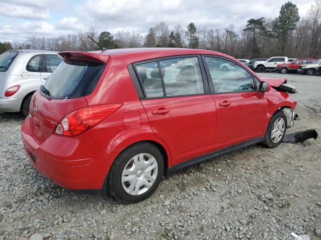 3N1BC1CP8AL460075 - 2010 NISSAN VERSA S RED photo 3