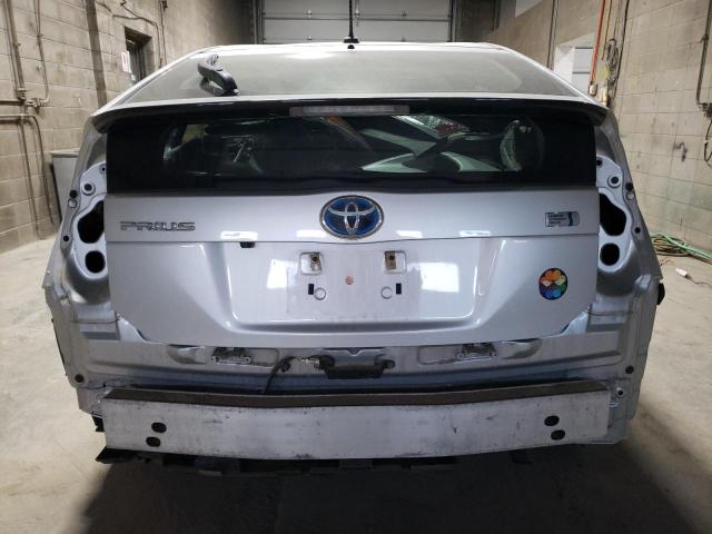 JTDKN3DU6D5635046 - 2013 TOYOTA PRIUS SILVER photo 6