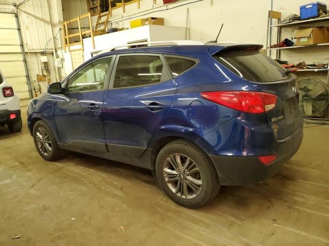 KM8JUCAG1EU877663 - 2014 HYUNDAI TUCSON GLS BLUE photo 2