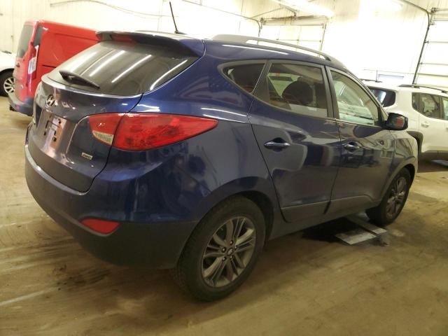 KM8JUCAG1EU877663 - 2014 HYUNDAI TUCSON GLS BLUE photo 3