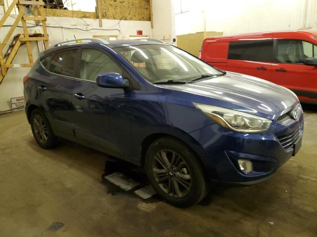 KM8JUCAG1EU877663 - 2014 HYUNDAI TUCSON GLS BLUE photo 4