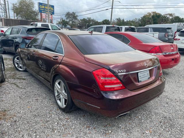 WDDNG7DB8CA426268 - 2012 MERCEDES-BENZ S 550 RED photo 3