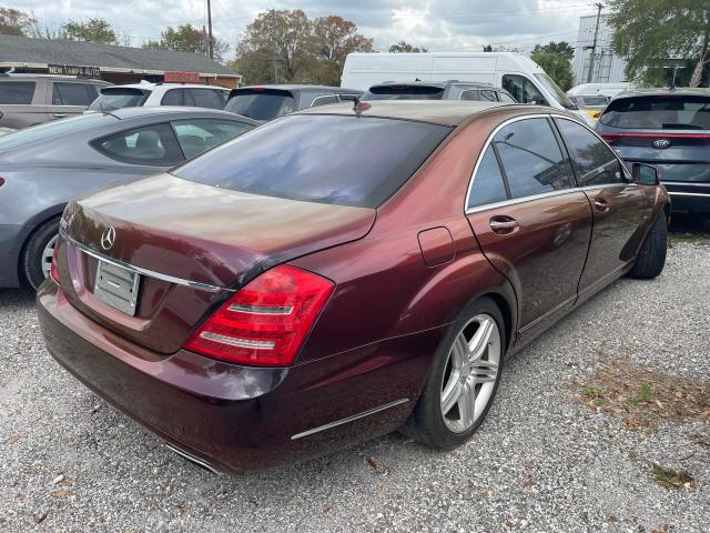 WDDNG7DB8CA426268 - 2012 MERCEDES-BENZ S 550 RED photo 4