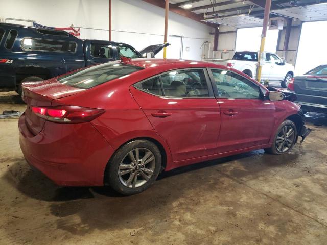 KMHD84LF2HU245321 - 2017 HYUNDAI ELANTRA SE RED photo 3