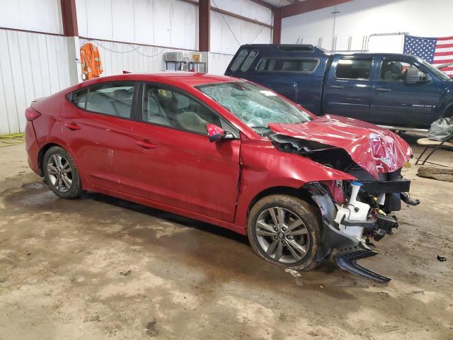 KMHD84LF2HU245321 - 2017 HYUNDAI ELANTRA SE RED photo 4