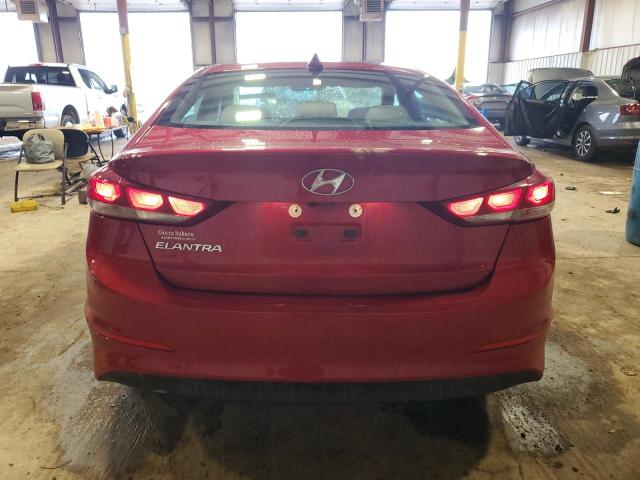 KMHD84LF2HU245321 - 2017 HYUNDAI ELANTRA SE RED photo 6