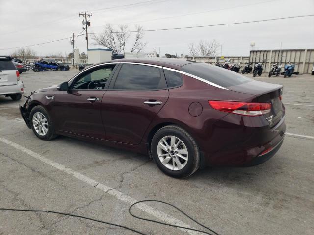 5XXGT4L31GG103214 - 2016 KIA OPTIMA LX BURGUNDY photo 2