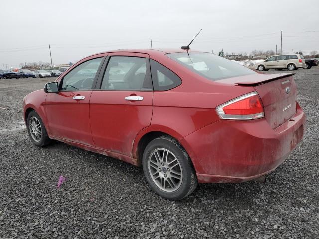 1FAHP3FN2AW283556 - 2010 FORD FOCUS SE RED photo 2