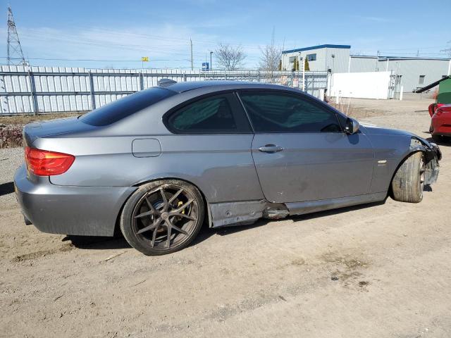 WBAKG1C59BE617966 - 2011 BMW 335 IS GRAY photo 3