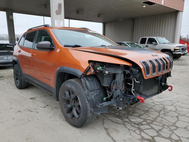 1C4PJMBS6EW276432 - 2014 JEEP CHEROKEE TRAILHAWK 橙色 照片 4